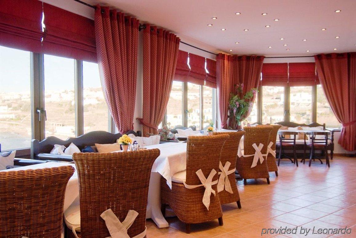 Akrotiraki Hotel Mykonos Town Restoran fotoğraf